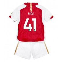 Arsenal Declan Rice #41 Hjemmedraktsett Barn 2023-24 Kortermet (+ Korte bukser)